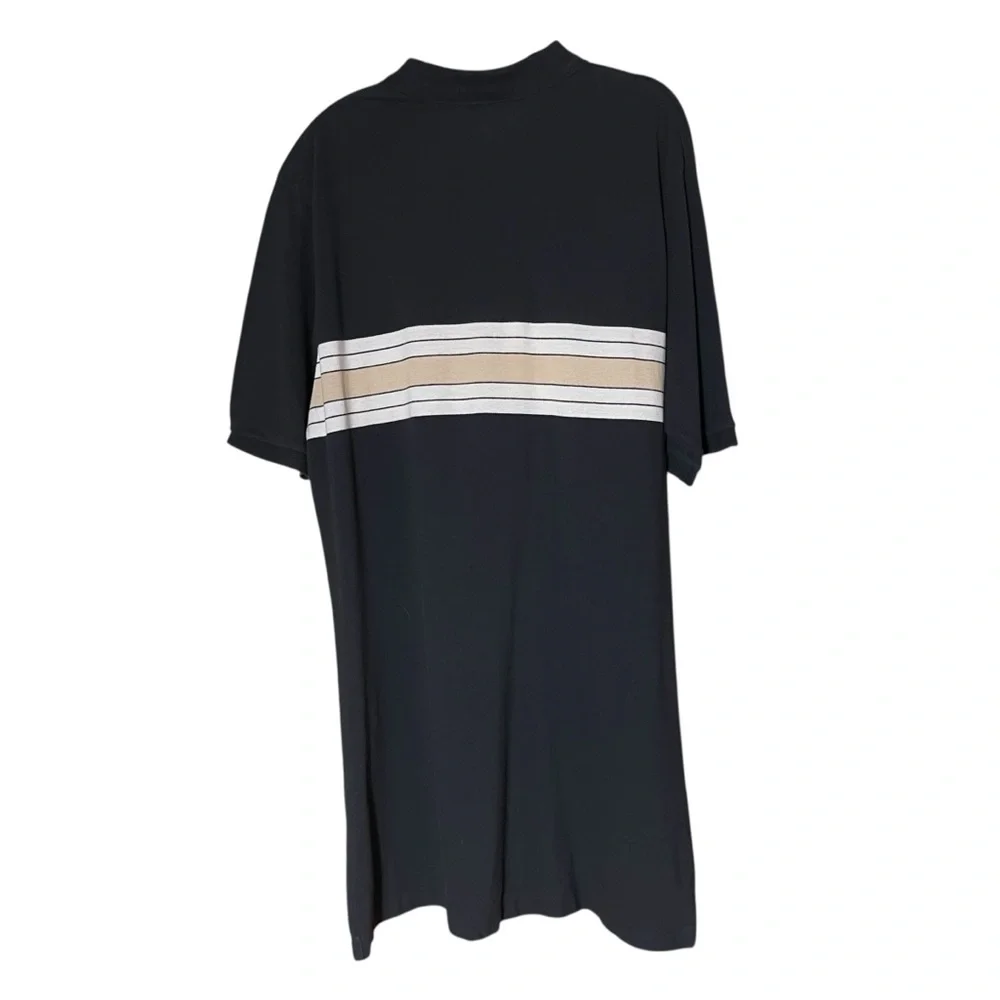 Polo Golf‎ Ralph Lauren Men’s XL Black Striped Polo Shirt Cotton Short Sleeve